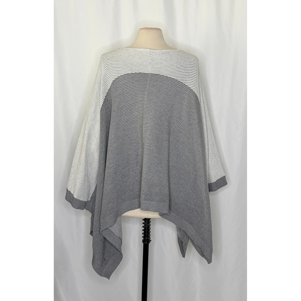 LULULEMON It All Lines Up Poncho Heathered Core Ultra Light Grey Medium Grey O/S - Picture 11 of 14